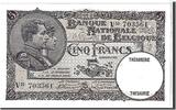 Belgique 5 Francs Billet, KM:93 -