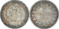 France 5 Francs Monnaie, Louis-Philippe, Lille, Argent -