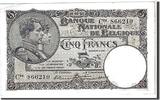 Belgique 5 Francs Billet, KM:93 -