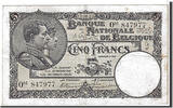 Belgique 5 Francs Billet -