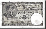 Belgique 5 Francs Billet, KM:93 -