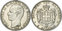 Grèce 5 Drachmai Monnaie, George I, Paris, Argent, KM:46 -