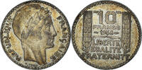 France 10 Francs Monnaie, Turin, Paris, Argent, KM:878 -