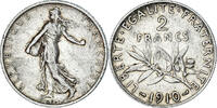 France 2 Francs Monnaie, Semeuse, Paris, Argent, Gadoury:532 -