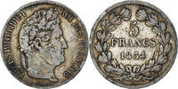 France 5 Francs Monnaie, Louis-Philippe, Strasbourg, Argent -