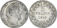 France 5 Francs Monnaie, Louis-Philippe, Rouen, Argent, KM:749.2 -