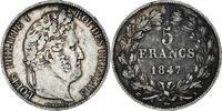 France 5 Francs Monnaie, Louis-Philippe, Paris, Argent -