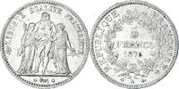 France 5 Francs Hercule, Paris, Argent, KM:820.1, Gadoury:745a -