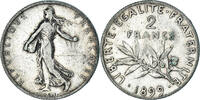 France 2 Francs Monnaie, Semeuse, Paris, Argent, Gadoury:532 -