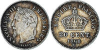 France 20 Centimes Monnaie, Napoleon III, Napoléon III, Strasbourg -