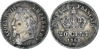 France 20 Centimes Monnaie, Napoleon III, Napoléon III, Strasbourg -