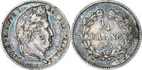 France 1/4 Franc Monnaie, Louis-Philippe, Lille, Argent -