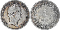 France 5 Francs Monnaie, Louis-Philippe, Paris, Argent -