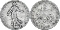 France 2 Francs Monnaie, Semeuse, Paris, Argent, Gadoury:532 -
