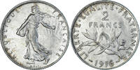 France 2 Francs Monnaie, Semeuse, Paris, Argent, Gadoury:532 -