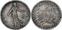 France 2 Francs Monnaie, Semeuse, Argent, KM:845.1, Gadoury:532 -