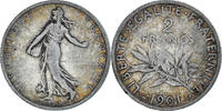 France 2 Francs Monnaie, Semeuse, Argent, Gadoury:532 -