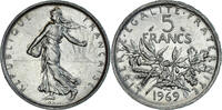 France 5 Francs 1969 Paris Monnaie, Semeuse, Paris, Argent, Gadoury:770 UNZ 37,95 EUR  + 4,95 EUR frais d'envoi