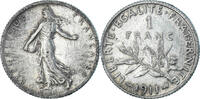 France Franc Monnaie, Semeuse, Paris, Argent, KM:844.1 -