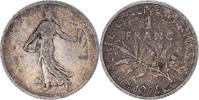 France Franc Monnaie, Semeuse, Paris, Argent, KM:844.1, Gadoury:467 -
