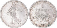 France Franc Monnaie, Semeuse, Paris, Argent, Gadoury:467, KM:844.1 -