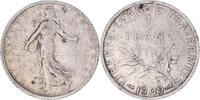 France Franc Monnaie, Semeuse, Paris, Argent, KM:844.1, Gadoury:467 -
