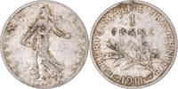 France Franc Monnaie, Semeuse, Paris, Argent, KM:844.1 -