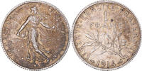 France Franc Monnaie, Semeuse, Paris, Argent, Gadoury:467, KM:844.1 -