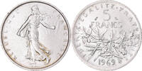 France 5 Francs Semeuse, Paris, Silver, KM:926, Gadoury:770 -