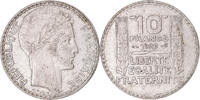 France 10 Francs Monnaie, Turin, Paris, Argent, Gadoury:801 -