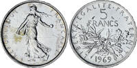 France 5 Francs Semeuse, Paris, Silver, KM:926, Gadoury:770 -