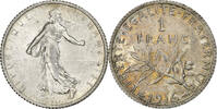 France Franc Semeuse, Paris, Argent, KM:844.1, Gadoury:467 -