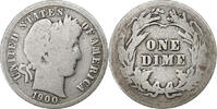 États-Unis Dime Monnaie, Barber Dime, U.S. Mint, Philadelphie -
