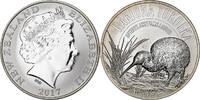 Nouvelle-Zélande 1 Dollar, 1 Oz Rakiura Tokoeka, 1 Oz, Argent -