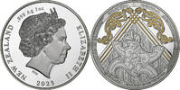 Nouvelle-Zélande 1 Dollar, 1 Oz Guardian Volcanoes, Proof 1.Oz, Argent -
