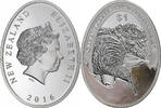 Nouvelle-Zélande 1 Dollar Oval shaped Coin, Argent -