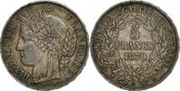 France 5 Francs Monnaie, Cérès, Paris, Argent, Gadoury:743 -