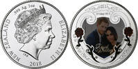 Nouvelle-Zélande 1 Dollar, 1 Oz Royal Wedding Harry Meghan, Argent -