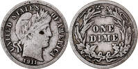 États-Unis Dime Barber Dime, U.S. Mint, Philadelphia, Argent -