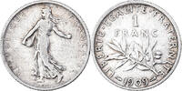 France Franc Semeuse, Paris, Argent, Gadoury:467, KM:844.1, Le -