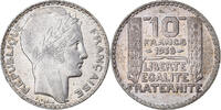 France 10 Francs Monnaie, Turin, Paris, Argent, KM:878, Gadoury:801 -