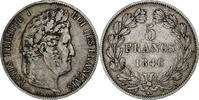 France 5 Francs Monnaie, Louis-Philippe, Paris, Argent, KM:749.1 -