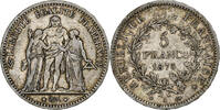France 5 Francs Hercule, Paris, Argent, KM:820.1, Gadoury:745a -