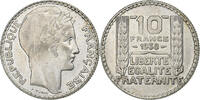 France 10 Francs Turin, Paris, Argent, KM:878 -