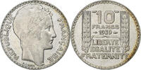 France 10 Francs Turin, Paris, Argent, Gadoury:801, KM:878 -