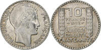 France 10 Francs Turin, Paris, Argent, Gadoury:801, KM:878 -