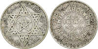 Maroc 200 Francs 1953 (a) Mohammed V, Paris, Argent, KM:53 SS+ 20,95 EUR  + 4,95 EUR frais d'envoi