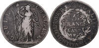 États italiens 5 Francs Monnaie, PIEDMONT REPUBLIC, Argent, KM:4 -