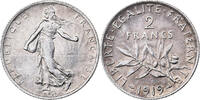 France 2 Francs Monnaie, Semeuse, Paris, Argent, KM:845.1 -