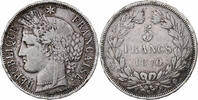 France 5 Francs Cérès, Bordeaux, Argent, KM:818.2, Gadoury:742 -
